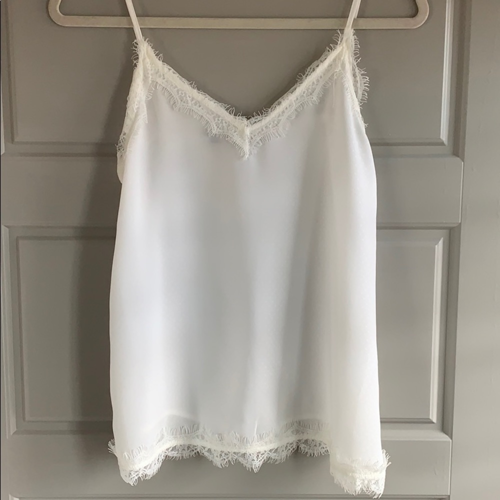 Zara Satin Lace Tank Top